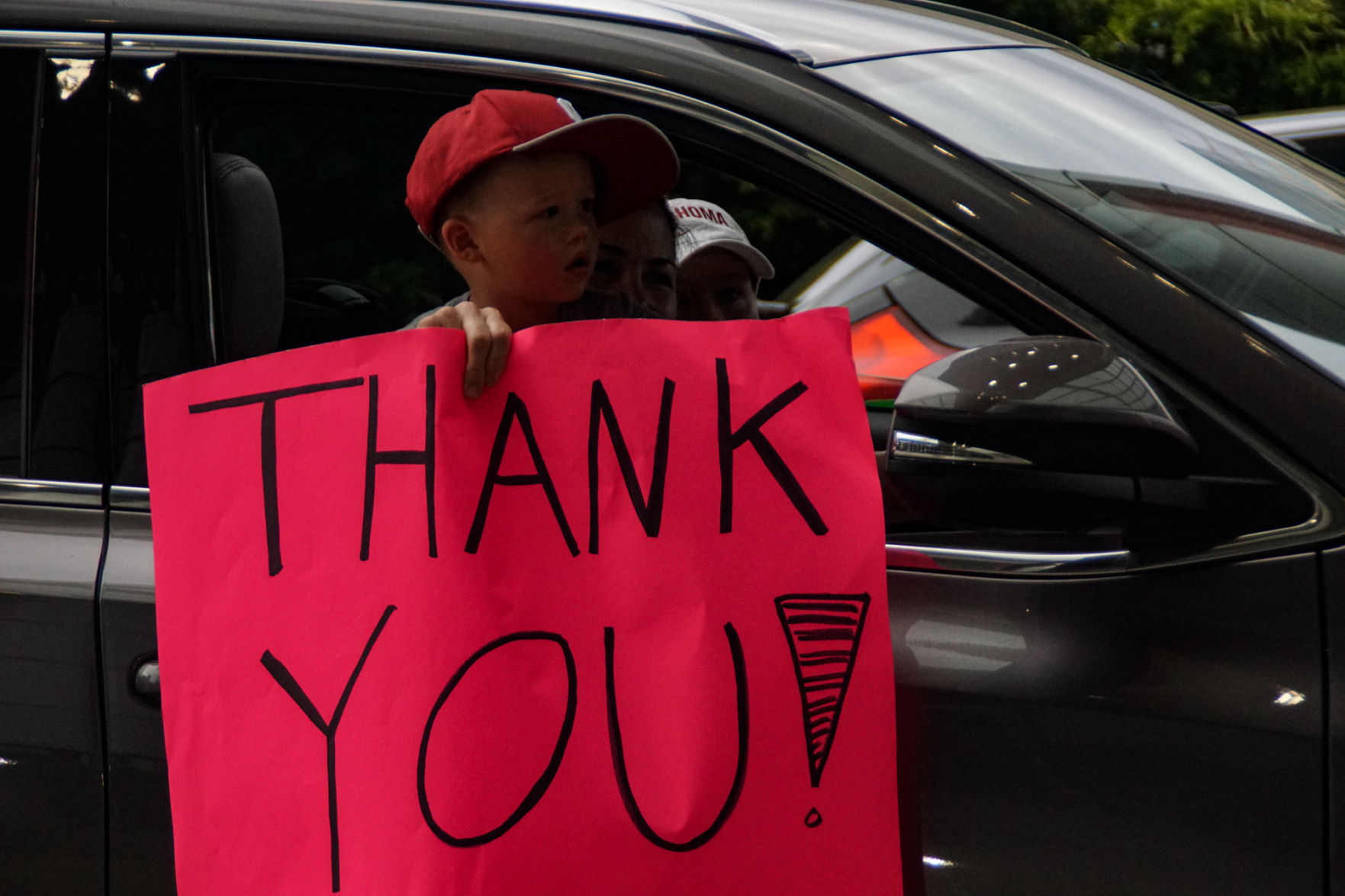 Thank you sign